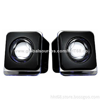 USB Speakers with 85dB S/N Ratio, Plug for Music Input, Pure and Elegant Sound QualityNew